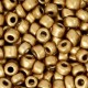 Seed beads 6/0 (4mm) Red gold metallic